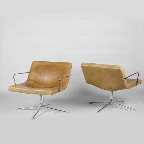 A Set of Four Jean-Marie Massaud Bond Lounge Chairs
