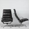 A Pair of Charles and Ray Eames Soft Back Recliner Chairs - 2