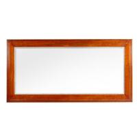 A Large American Cherrywood Framed Mirror