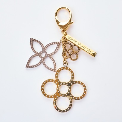 Louis Vuitton, Bi-Tone Tapage Key Holder & Bag Charm with Box