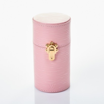 Louis Vuitton, Soft Pink Epi Leather Perfume Case