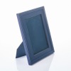 Louis Vuitton, Limited Edition, Navy Blue Leather Embossed Photo Frame - Near new