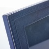 Louis Vuitton, Limited Edition, Navy Blue Leather Embossed Photo Frame - Near new - 2