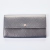 Louis Vuitton, Matte Monogram Grey Sarah Wallet