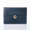 Louis Vuitton, Black Epi Leather Arche Pochette Bag