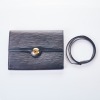 Louis Vuitton, Black Epi Leather Arche Pochette Bag - 2