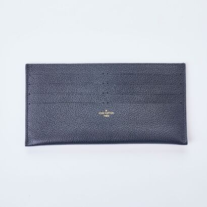 Louis Vuitton, Black Leather Pochette Felicie Insert