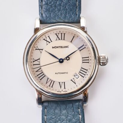 Stainless Steel, 36mm Montblanc Star Automatic Wristwatch, circa 2010's