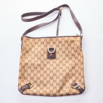 Gucci, GG Supreme Canvas Crossbody Bag