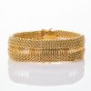 14ct Yellow Gold, 17.5mm Ladies Vintage Geneva Cocktail Manual Wind Wristwatch, circa 1960's