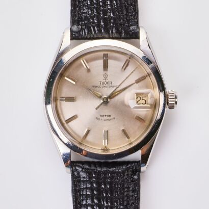 Stainless Steel, 34.5mm Tudor Prince Oysterdate Wristwatch, circa 1963