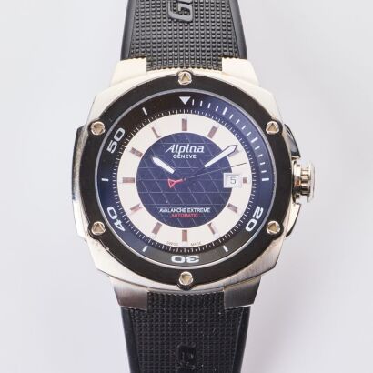 Stainless Steel / PVD Coated, 50mm Alpina Avalanche Extreme Automatic Wristwatch