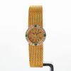 18ct Yellow Gold, 19.6mm Baume et Mercier, Diamond / Emerald Manual Wind Wristwatch, circa 1960's - 5
