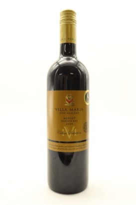 (1) 2009 Villa Maria Cellar Selection Merlot, Hawke's Bay