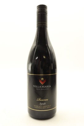 (1) 2014 Villa Maria Reserve Syrah, Gimblett Gravels