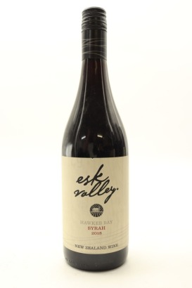 (1) 2018 Esk Valley Syrah, Hawke's Bay
