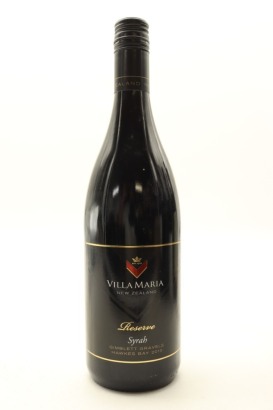(1) 2013 Villa Maria Reserve Syrah, Gimblett Gravels