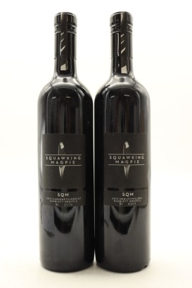 (2) 2013 Squawking Magpie SQM Merlot - Cabernet, Gimblett Gravels