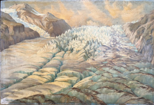 ALAN C BROWNE The Great Ice Fall - Franz Josef Glacier