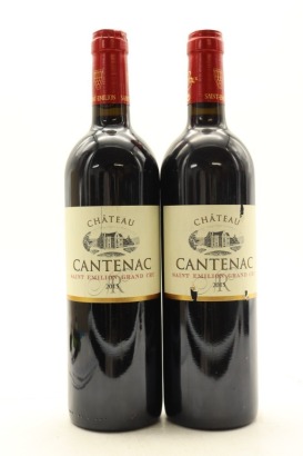 (2) 2015 Chateau Cantenac, Saint-Emilion Grand Cru (STOL)