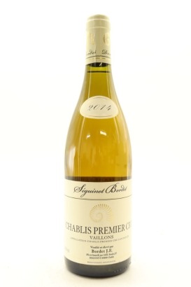 (1) 2014 Domaine Seguinot-Bordet Vaillons, Chablis Premier Cru