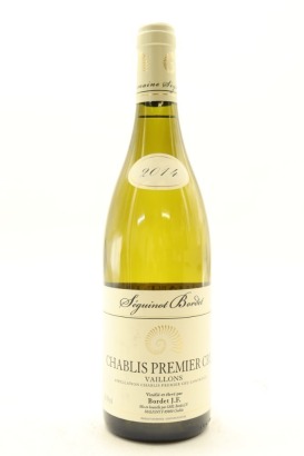 (1) 2014 Domaine Seguinot-Bordet Vaillons, Chablis Premier Cru