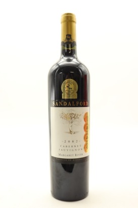 (1) 2002 Sandalford Estate Cabernet Sauvignon, Margaret River