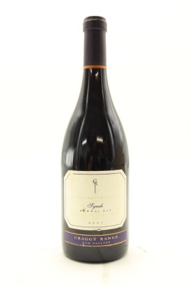 (1) 2001 Craggy Range Syrah, Gimblett Gravels