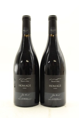(2) 2010 Trinity Hill Homage Syrah, Gimblett Gravels [JR17] [BC96]