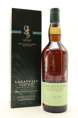 (1) Lagavulin 2001 'The Distillers Edition' Double Matured Single Malt Scotch Whisky, 43% ABV (GB)