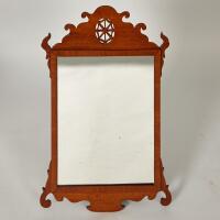 A Small Antique Fretwork Mirror