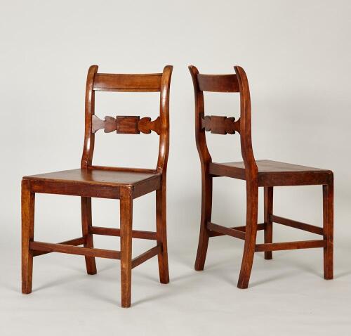 A Set of Four Provincial Dining Chairs