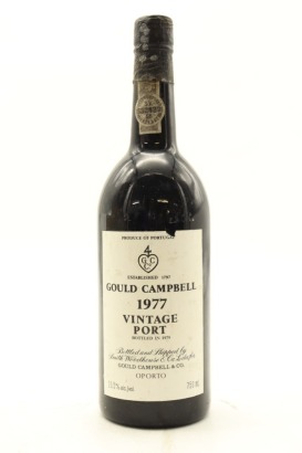 (1) 1977 Gould Campbell Vintage Port, Portugal, 20.5% ABV [JR19]