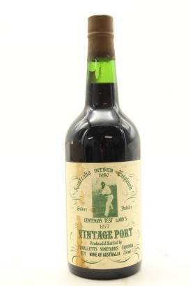 (1) 1977 Lindner & Sons St. Hallett Lord's Cricket Vintage Port, Barossa Valley