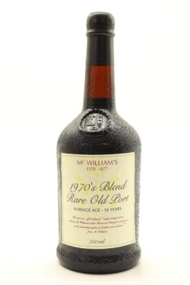 (1) 1970's McWilliam's Blend Rare Old Port, Australia 18% ABV