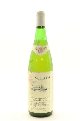 (1) 1983 Nobilo's Late Harvest Muller-Thurgau Commemorative Bottling, Auckland