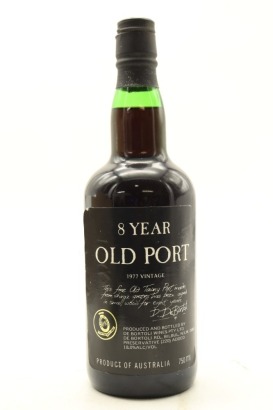 (1) 1977 De Bortoli 8 Year Old Port, Australia, 18% ABV