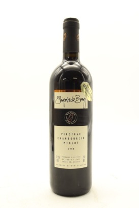 (1) 1999 Okahu Estate Shipwreck Bay Pinotage, Kaitaia