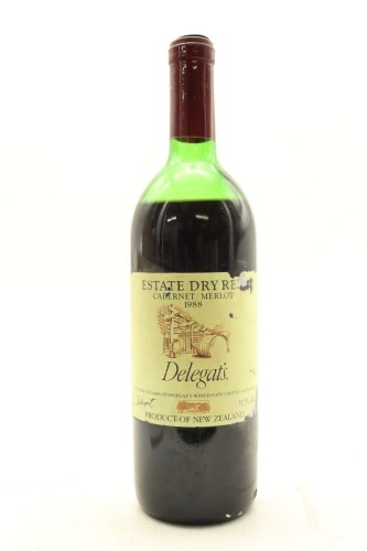 (1) 1988 Delegat's Cabernet - Merlot, Hawke's Bay (LS)