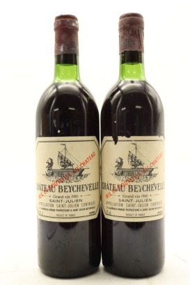 (2) 1980 Chateau Beychevelle, Saint-Julien