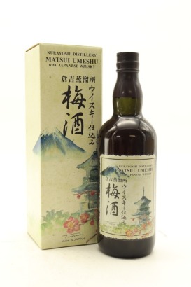 (1) Matsui Shuzo Kurayoshi Matsui Umeshu with Japanese Whisky, 14% ABV, 700ml (GB)