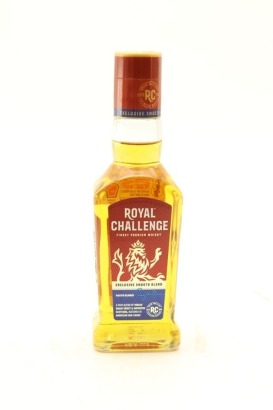 (1) Royal Challenge Blended Indian Whisky, 42.8% ABV, 180ml