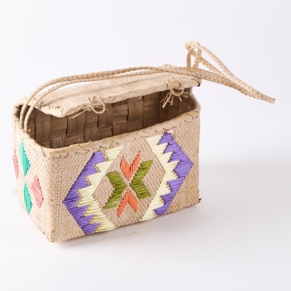A Kete Po'o Basket, Cook Islands