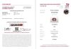 18ct White Gold, 3.14ct Pink Sapphire / .23ct Diamond Set Shoulders Ring - Near new - 3