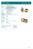 18ct Yellow / White Gold, .20ct Diamond Set Hoop Earrings - 2