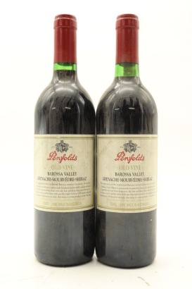 (2) 1996 Penfolds Old Vine Shiraz - Grenache - Mourvedre, Barossa Valley