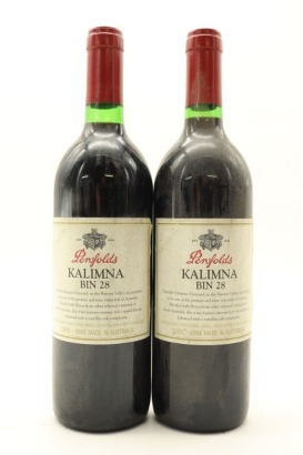 (2) 1997 Penfolds Bin 28 Kalimna Shiraz, South Australia