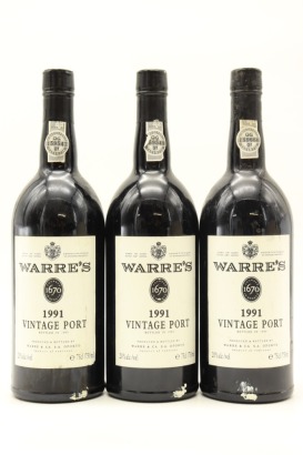 (3) 1991 Warre's Vintage Port, Portugal