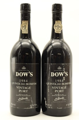 (2) 1984 Dow's Quinta do Bomfim Single Quinta Vintage Port, Portugal