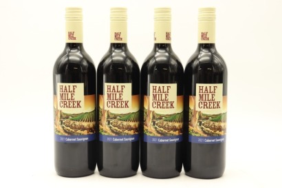 (4) 2021 Half Mile Creek Cabernet Sauvignon, South Eastern Australia
